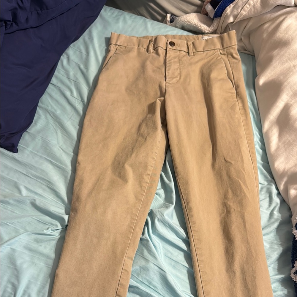 GAP Tan Chinos Classic Straight-Leg Jeans